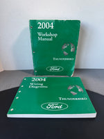 Pair of 2004 Ford Thunderbird Shop Service Repair Books