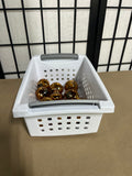 Amber Mercury Glass Ornaments, 12 pc