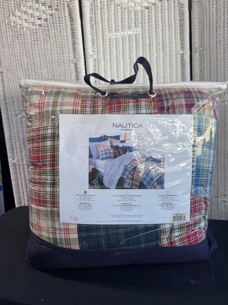 Nautica Cambridge Plaid Twin Comforter