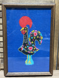 Vintage Stitched Portuguese Rooster of Barcelos