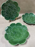 Belo Cabbage Style Salad Plates - Set Of 3