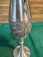 Pewter Elephant Bud Vase