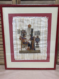 Egyptian Papyrus / Red Frame
