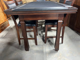 "American Heritage Billiards" Poker & Game Table with (6) Chairs