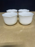 Studio Nova Japan White Tulip Bowls, 4 Pc Set