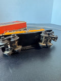 No. 654 Shell Oil Tank Car Vintage Lionel Train for “O” Gauge Track with Box