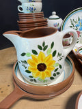 64-Piece Stangl Hand Painted Country Garden Floral China Set