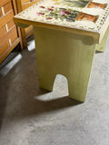 Petite Painted Bench, Signed