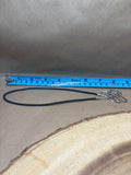 Sterling/Cord Open Ended Necklace