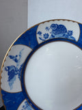 Leopard Lazuli by Lynn Chase White Centered Dinner Plate (5 AVAILABLE—PRICED INDIVIDUALLY AT $45 EACH) (A)