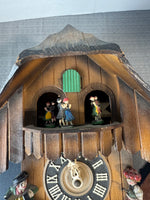 German Vintage Wooden Cuckoo Clock AS IS (READ DESCRIPTION CAREFULLY)