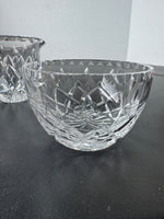 Royal Brierley Crystal Creamer & Open Sugar Bowl