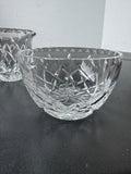 Royal Brierley Crystal Creamer & Open Sugar Bowl