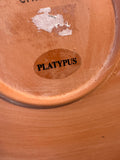 Platypus Pottery Glazed Terra Cotta Round Tray