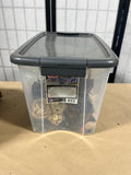Bin of Decorative Potpourri/Bowl Filler Containing Dried Botanicals, Pinecones and Woven Spheres