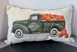 Brentwood Farms Pumpkin Pickup Throw Pillow