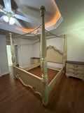 French Provincial King Canopy Bed, by Thomasville***HEAVY ITEM***