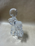 Clear Glass Angel Figurine