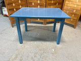 Lightweight Blue Painted Side Table