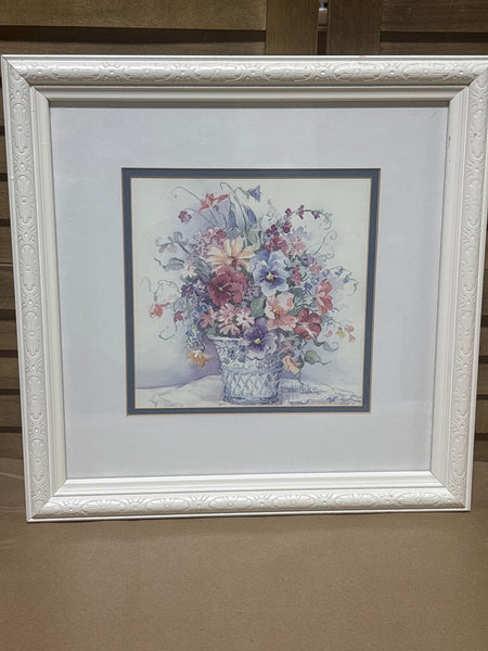 Floral Print by Barbara Mock; Signed