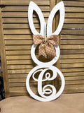 Bunny Wall/Door Decor with Letter ”C”