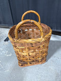 Sturdy Wicker Basket With Handles