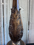 Ornate Bronzed Resin Buffet Lamp (WORKS)
