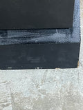 Black Lacquered Unique Shape Side Table