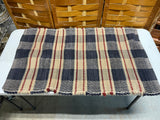 Woven Plaid Rug (C) 39"x24"