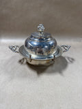 Quadruple Silver Plate Butter Dome