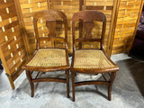 Pair of Cane Chairs, AS IS***READ DESCRIPTION***