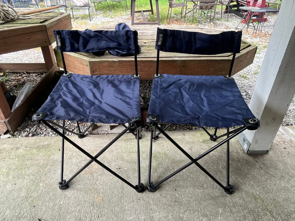 Totes Brand Folding Camp Chairs, with Bags, set of 2