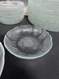 77-Piece Arcoroc France Clear Fleur Glass China Set
