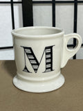 Letter M Anthropologie Monogram  Coffee Mug