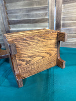 B-Vintage Oak Reindeer Box Basket Planter