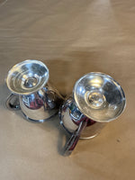 Benedict Silver Plate Creamer And Sugar