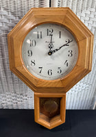 Daniel Dakota Battery Operated Regulator Wall Clock (WORKS)