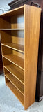 Teak Veneer Bookcase, cardboard backing