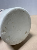 Small Blue Striped Pottery Crock