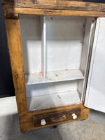 Vintage Wooden Cabinet / Mirror