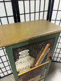 "Book" Painted Cupboard