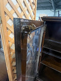 Antique Glass Front Cabinet with Drawer***HEAVY ITEM***READ DETAILS ON PICK UP POLICY***