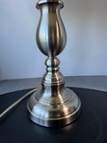 S.H. Lighting Brushed Nickel Candlestick Lamp (WORKS)