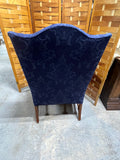 Fairington Blue Wingback Chair
