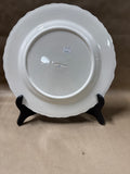 Hartley Greens Shell Edge Blue Round Chop Serving Plate In Box