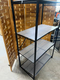 Lightweight Black Metal Shelf