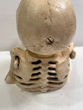 Cast Iron Mechanical Skeleton Bank - Eyes Pop Out When Coin Inserted