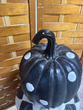 Painted Stacked Halloween Outdoor Pumpkins (B)