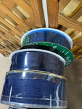 B- Blue Tone Ribbon Lot, 6 rolls
