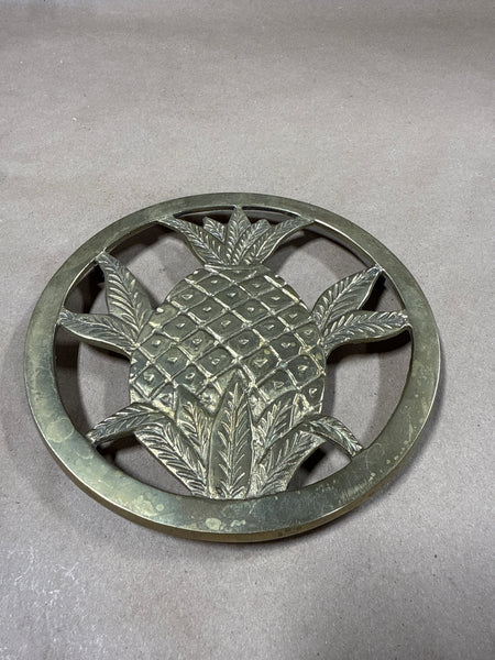 Pineapple Brass Trivet